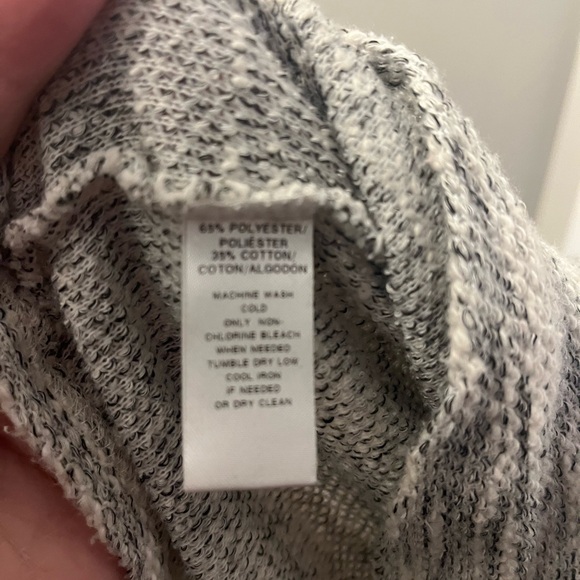 Loft Heather Gray Cowl Neck Sweater - Picture 4 of 4